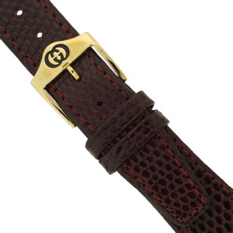 replacement strap gucci red leather|Gucci watch replacement straps.